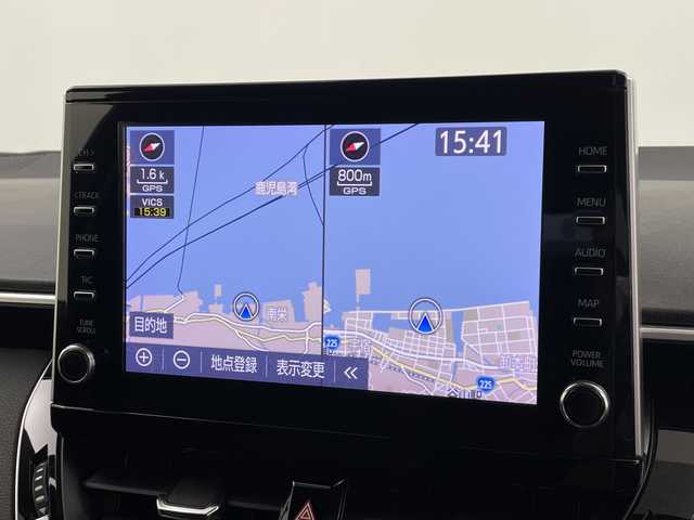 トヨタ カローラ スポーツ ハイブリッドG スタイルPKG 鹿児島県 2020(令2)年 3.4万km プラチナホワイトパールマイカ TRDエアロ【フロント・リア・サイド】/TRDドアハンドルプロテクター/TRDペダルカバー【ブレーキ・アクセル】/サイドドアアンダーガーニッシュ/ステアリングガーニッシュ/専用ドリンクホルダー(D席)/黒ハーフレザーシート/純正9インチディスプレイオーディオ/(USB/AM/FM/Bluetooth/CD/DVD/フルセグTV/ナビキット】/CD・DVDデッキ/バックカメラ/ビルトインETC/前後ドライブレコーダーCOMTEC【DC-DR652】/Toyota Safety Sense/・PCS(プリクラッシュセーフティ)/・LTA(レーントレーシングアシスト)/・RSA(ロードサインアシスト)/・オートマチックハイビーム/・先行車発進告知機能/・レーダークルーズコントロール(全車速追従機能付き)/BSM(ブラインドスポットモニター)/RCTA(リヤクロストラフィックアラート)/PKSB(パーキングサポートブレーキ)/オートライト/クリアランスソナー/コーナーセンサー/シートヒーター(D/N席)/ブレーキホールド/電格ウィンカーミラー/純正フロアマット/純正16インチアルミホイール/USB充電ソケット/スペアキー×１/ドアバイザー/取扱説明書/保証書