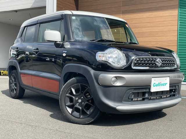 スズキ クロスビー HYBRID MX 静岡県 2019(平31)年 2.7万km スーパーブラックパール 3トーンコーディネート 社外オーディオ/社外フロアマット/スマートキー/プッシュスタート/アイドリングストップ/キセノン/ドライブレコーダー前