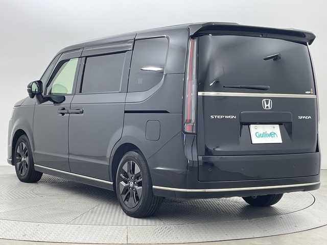 ホンダ ステップワゴン スパーダ 新潟県 2023(令5)年 1.8万km クリスタルブラックパール ギャザズ11.4型メモリナビ/CD/DVD/BT/バックカメラ/ETC/フルセグ/純正15型フリップダウンモニター/両側パワースライドドア/パワーテールゲート/オートクルーズ/シートヒーター　D席/N席/純正アルミ16インチ/ホンダセンシング/ハーフレザーシート