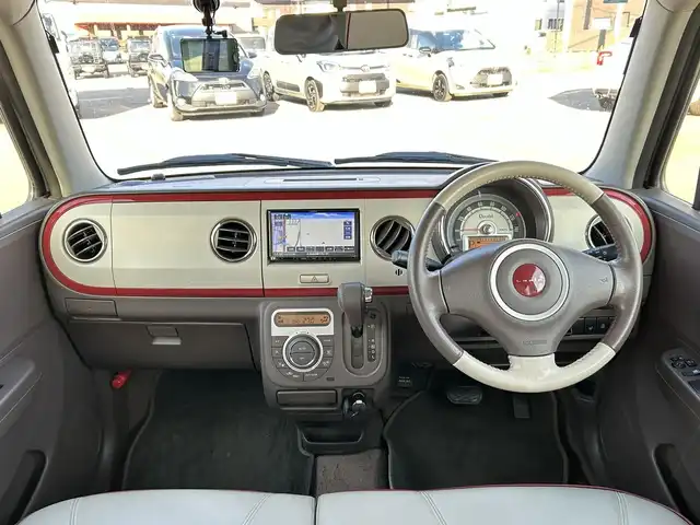 スズキ ラパン ショコラ X 道南・函館 2014(平26)年 8.7万km シャンパンピンクPM /社外ナビ//フルセグＴＶ//夏冬タイヤ//ドライブレコーダー//バックカメラ//運転席シートヒーター//オートライト//ＨＩＤヘッドライト//プッシュスタート//アイドリングストップ//純正フロアマット//スペアキー１本