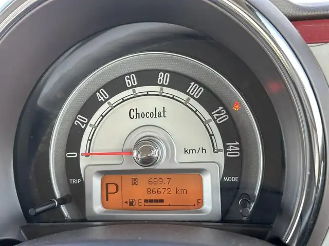 スズキ ラパン ショコラ X 道南・函館 2014(平26)年 8.7万km シャンパンピンクPM /社外ナビ//フルセグＴＶ//夏冬タイヤ//ドライブレコーダー//バックカメラ//運転席シートヒーター//オートライト//ＨＩＤヘッドライト//プッシュスタート//アイドリングストップ//純正フロアマット//スペアキー１本