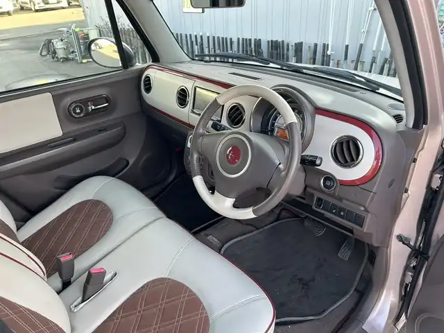 スズキ ラパン ショコラ X 道南・函館 2014(平26)年 8.7万km シャンパンピンクPM /社外ナビ//フルセグＴＶ//夏冬タイヤ//ドライブレコーダー//バックカメラ//運転席シートヒーター//オートライト//ＨＩＤヘッドライト//プッシュスタート//アイドリングストップ//純正フロアマット//スペアキー１本