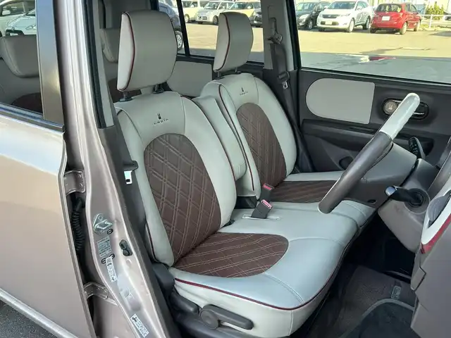 スズキ ラパン ショコラ X 道南・函館 2014(平26)年 8.7万km シャンパンピンクPM /社外ナビ//フルセグＴＶ//夏冬タイヤ//ドライブレコーダー//バックカメラ//運転席シートヒーター//オートライト//ＨＩＤヘッドライト//プッシュスタート//アイドリングストップ//純正フロアマット//スペアキー１本