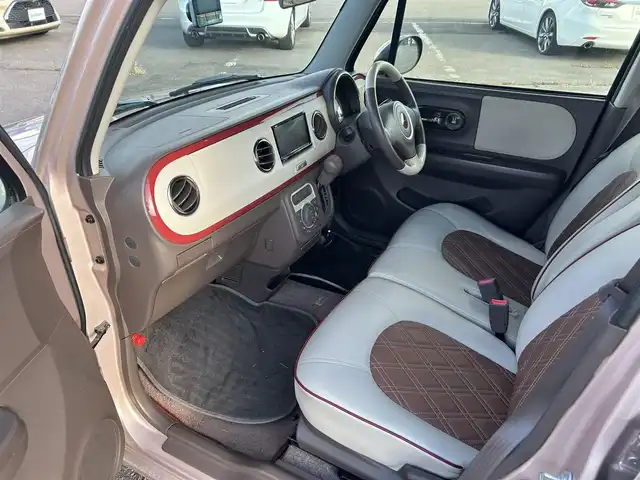 スズキ ラパン ショコラ X 道南・函館 2014(平26)年 8.7万km シャンパンピンクPM /社外ナビ//フルセグＴＶ//夏冬タイヤ//ドライブレコーダー//バックカメラ//運転席シートヒーター//オートライト//ＨＩＤヘッドライト//プッシュスタート//アイドリングストップ//純正フロアマット//スペアキー１本