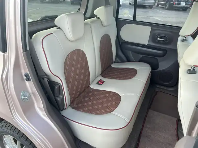 スズキ ラパン ショコラ X 道南・函館 2014(平26)年 8.7万km シャンパンピンクPM /社外ナビ//フルセグＴＶ//夏冬タイヤ//ドライブレコーダー//バックカメラ//運転席シートヒーター//オートライト//ＨＩＤヘッドライト//プッシュスタート//アイドリングストップ//純正フロアマット//スペアキー１本