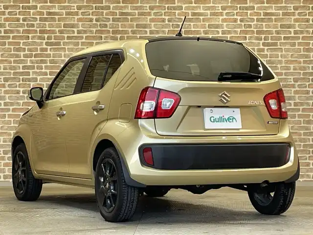 スズキ イグニス ハイブリッド MZ 岩手県 2016(平28)年 7.9万km ヘリオスゴールドパールメタリック/ブラック2トーン ４WD/メーカーオプション セーフティパッケージ/デュアルカメラブレーキサポート/車線逸脱警報/誤発進抑制機能/先行車発信お知らせ機能/ふらつき警報機能/横滑り防止装置/アイドリングストップ/クルーズコントロール/ヒルディセントコントロール/グリップコントロール/前席シートヒーター/パドルシフト/純正ナビ/ワンセグTV/バックカメラ/ETC/LEDヘッドライト/フロント・リヤフォグランプ/純正16インチアルミホイール