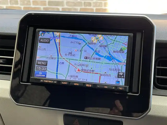 スズキ イグニス ハイブリッド MZ 岩手県 2016(平28)年 7.9万km ヘリオスゴールドパールメタリック/ブラック2トーン ４WD/メーカーオプション セーフティパッケージ/デュアルカメラブレーキサポート/車線逸脱警報/誤発進抑制機能/先行車発信お知らせ機能/ふらつき警報機能/横滑り防止装置/アイドリングストップ/クルーズコントロール/ヒルディセントコントロール/グリップコントロール/前席シートヒーター/パドルシフト/純正ナビ/ワンセグTV/バックカメラ/ETC/LEDヘッドライト/フロント・リヤフォグランプ/純正16インチアルミホイール