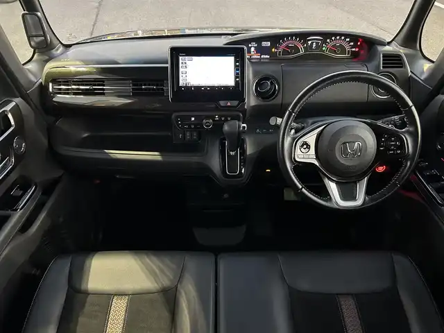 ホンダ Ｎ ＢＯＸ カスタム G L ターボ ホンダセンシング 愛媛県 2018(平30)年 7.8万km プレミアムベルベットパープル・パール ディーラーOP純正ナビ/BT/AM・FM/CD/DVD/フルセグTV/ビルトインETC/前後ドライブレコーダー/バックカメラ/クルーズコントロール/レーンキープアシスト/衝突軽減システム/横滑り防止装置/両側パワースライドドア/純正アルミホイール/純正フロアマット/LEDヘッドライト/フォグランプ