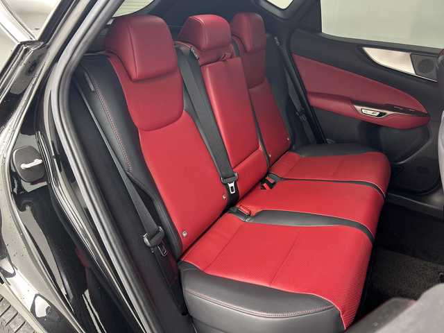 レクサス ＮＸ 350h Fスポーツ 福島県 2023(令5)年 2.8万km グラファイトブラックガラスフレーク ／禁煙車/／パノラミックビューモニター/／パノラマルーフ/／ワイヤレス充電/／Lexus Safety System＋/・プリクラッシュセーフティ/・レーントレーシングアシスト/・レーダークルーズコントロール/・オートマチックハイビーム/・クリアランスソナー/・パーキングサポートブレーキ/／ブラインドスポットモニター/／ヘッドアップディスプレイ/／アドバンスドパーク/／純正ナビ/・BT.USB.HDMI/・フルセグTV/／電動リアゲート/／赤 本革シート/・前席シートヒーター/・前席エアーシート/・前席パワーシート/・D席シートメモリー/／パドルシフト/・ステアリングヒーター/・ステアリングスイッチ/／ワイヤレス充電/／ビルトインETC2.0/／三眼LEDヘッドライト/・LEDフォグライト/／純正20インチAW/／社外フロアマット/／オートワイパー/／ミラーヒーター