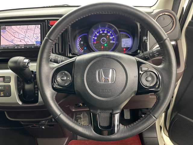 ホンダ Ｎ ＷＧＮ 道央・札幌 2016(平28)年 5.9万km プレミアムホワイトパールⅡ ・4WD/・社外ナビ（TV＆CD＆DVD＆BT＆SD）/・バックカメラ/・シティブレーキサポート/・クルーズコントロール/・ステアリングスイッチ/・ハーフレザーシート/・D＋N席シートヒーター/・社外ドライブレコーダー（前後）/・ETC/・オートライト/・HIDヘッドライト/・スマートキー/・スペアキー/・社外エンジンスターター/・積込社外AW付スタッドレス