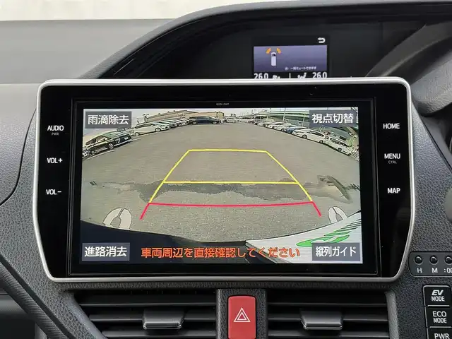 トヨタ ノア ハイブリッド Si ダブルバイビーⅡ 福岡県 2021(令3)年 1.9万km ブラック 純正10型SDナビ(フルセグ/CD/DVD/BT)バックモニター後席モニタートヨタセーフティーセンスコーナーセンサー両側パワスラドラレコETCシートヒーターUSBポート純正フロアマット純正LEDヘッドライト純正16インチアルミホイール