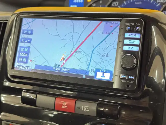 ダイハツ タント カスタム RS 群馬県 2011(平23)年 7.6万km ミスティックレッドクリスタルメタリック 純正SDナビ/・フルセグTV/・CD/DVD/・Bluetooth/AM.FM/ETC/片側電動スライドドア/MOMOステアリング/HIDヘッドライト/フォグランプ/スマートキー/社外14インチAW/純正フロアマット/純正ドアバイザー/電動格納ウィンカーミラー