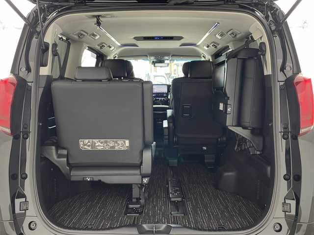 トヨタ アルファード S Cパッケージ 兵庫県 2019(令1)年 3.7万km ブラック ・アルパイン11インチナビ&BT&CD&DVD&USB&SD&TV/・バックカメラ/・ビルドインETC/・Toyota Safety Sense/・プリクラッシュセーフティ/・レーンディパーチャーアラート/・オートマチックハイビーム/・先行車発進告知機能/・パーキングサポートブレーキ（前後方静止物）/・車両接近通報装置/・ブラインドスポットモニター/・レーダークルーズコントロール/・クリアランスソナー/・三列シート/・電動リアゲート/・純正フロアマット/・ウォークスルー/・レザーシート/・パワーシート（運転席・助手席）/・メモリーシート（運転席）/・シートヒーター（運転席・助手席）/・エアシート（運転席・助手席）/・ステアリングヒーター/・両側パワースライドドア/・デジタルインナーミラー/・ABS/・横滑り防止機能/・前後コーナーセンサー/・盗難防止装置/・オートライト/・LEDヘッドライト/・W＋サイドエアバック/・カーテンエアバック/・MTモード付AT/・スマートキー/・スペアキー/・WACエアコン