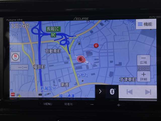 三菱 ｅＫスペース G セーフティパッケージ 新潟県 2019(平31)年 6万km アメジストブラック 4WD/社外SDナビ/　　CD/DVD/FM/AM/BT/アラウンドビューモニター/片側パワースライドドア/シートヒーター/アイドリングストップ/スマートキー