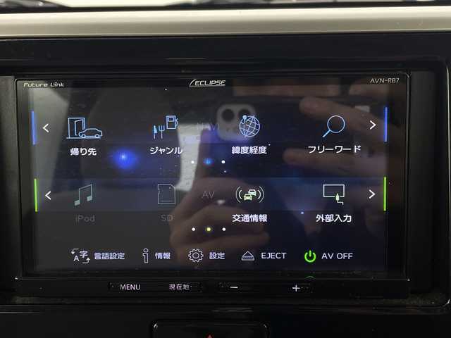 三菱 ｅＫスペース G セーフティパッケージ 新潟県 2019(平31)年 6万km アメジストブラック 4WD/社外SDナビ/　　CD/DVD/FM/AM/BT/アラウンドビューモニター/片側パワースライドドア/シートヒーター/アイドリングストップ/スマートキー