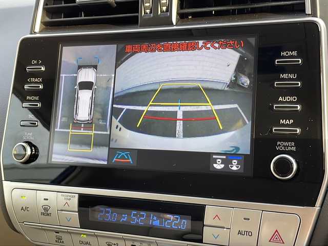 トヨタ ランドクルーザー プラド TX Lパッケージ 静岡県 2023(令5)年 1.7万km ホワイトパールクリスタルシャイン メーカーナビ/地デジTV/バック/全周囲カメラ/モデリスタエアロ/サンルーフ/レザーシート＆エアシート/純正19インチAW/2.0ETC/スマートキー/保証書/取説