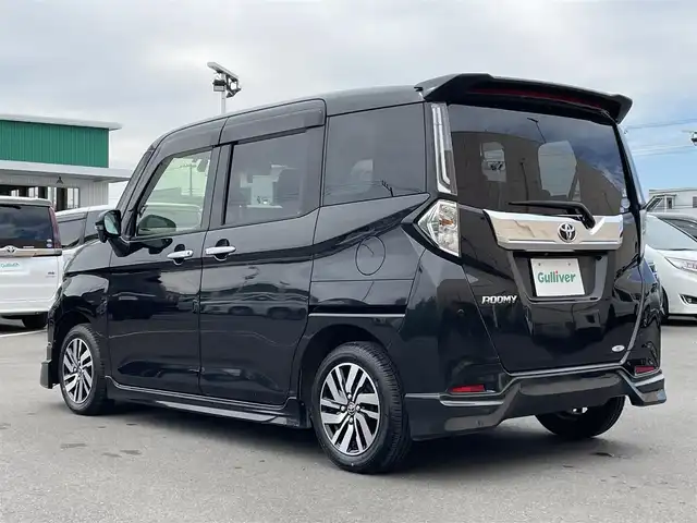 トヨタ ルーミー カスタムG 東京都 2021(令3)年 1.7万km 黒 純正9型ナビ/TV/CD/DVD/バックカメラ/純正12.1型フリップダウンモニター/モデリスタエアロ /前席シートヒーター/ウェルカムパワースライドドア/ビルトインETC2.0/ドライブレコーダー/追従クルーズ