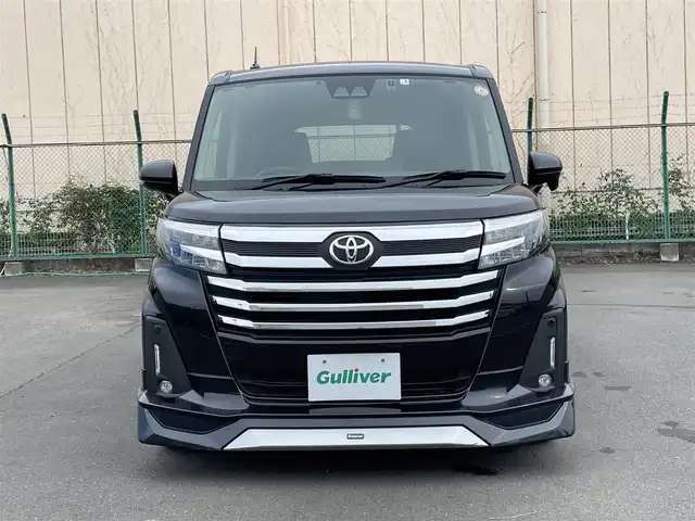 トヨタ ルーミー カスタムG 東京都 2021(令3)年 1.7万km 黒 純正9型ナビ/TV/CD/DVD/バックカメラ/純正12.1型フリップダウンモニター/モデリスタエアロ /前席シートヒーター/ウェルカムパワースライドドア/ビルトインETC2.0/ドライブレコーダー/追従クルーズ