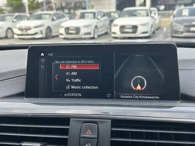 ＢＭＷ ３２０ｄ Mスポーツ 滋賀県 2018(平30)年 3.7万km サファイアブラックP ハイラインパッケージ/レザーシート／メモリ付きパワーシート/アドバンスドアクティブセーフティパッケージ/ヘッドアップディスプレイ/クルーズコントロール(追従走行有り)/純正HDDナビ/【CD/DVD/BT】/バックカメラ/車線逸脱警報/車線逸脱制御/横滑り防止/シートヒーター/コーナーセンサー/ミラー一体型ETC/ドライブレコーダー/パドルシフト/オートワイパー/オートライト/純正LEDライト/スマートキー/プッシュスタート/MTモード付きAT/アイドリングストップ/純正アルミホイール 19インチ/ウインカーミラー