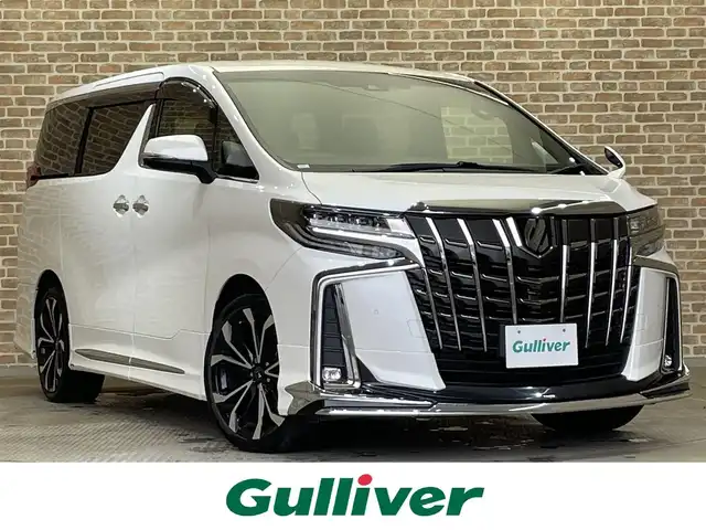 トヨタ アルファード S タイプゴールド 岩手県 2020(令2)年 8.4万km ホワイトパールクリスタルシャイン ワンオーナー/４WD/寒冷地仕様/モデリスタスポイラー/モデリスタ20インチアルミホイール/12インチ後席ディスプレイ/両側パワースライドドア/パワーバックドア/三眼LEDヘッドランプ/トヨタセーフティセンス/プリクラッシュセーフティ/レーダークルーズコントロール/レーントレーシングアシスト/ロードサインアシスト/アダプティブハイビームシステム/クリアランスソナー/パーキングサポートブレーキ/オートブレーキホールド/MTモード付AT/AC100V100Wアクセサリーコンセント/純正ディスプレイオーディオ/AppleCarPlay・AndroidAuto/リヤオートエアコン/オットマン/バックカメラ/ETC/ワイパーデアイサー/フロント・リアフォグランプ/純正アルミホイール積み込みあり