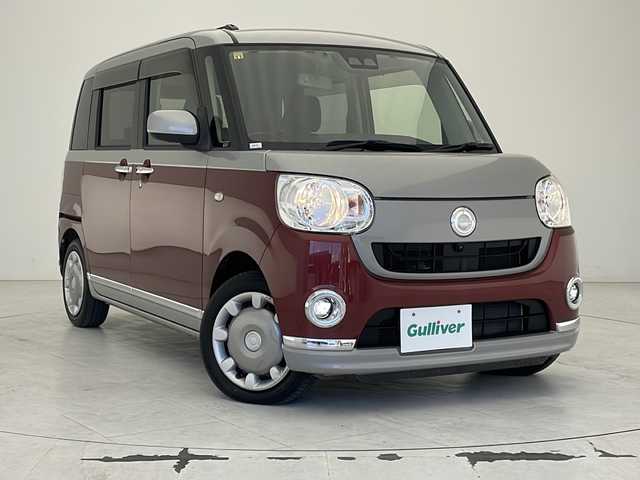 ダイハツ ムーヴ キャンバス X ブラックインテリア リミテッド SAⅢ 沖縄県 2018(平30)年 7.1万km スムースグレーマイカメタリック/ファイアークォーツレッドメタリック 2トーン パナソニックナビ（CN-AS300WD)/（フルセグＴＶ　ＤＶＤ　ＣＤ　Ｂｌｕｅｔｏｏｔｈ）/パノラマモニター/両側パワースライドドア/ＥＴＣ/ステアリングスイッチ/純正フロアマット/スマートキー/プッシュスタート/スマートアシストＩＩＩ/オートライト/オートマチックハイビーム/アイドリングストップ