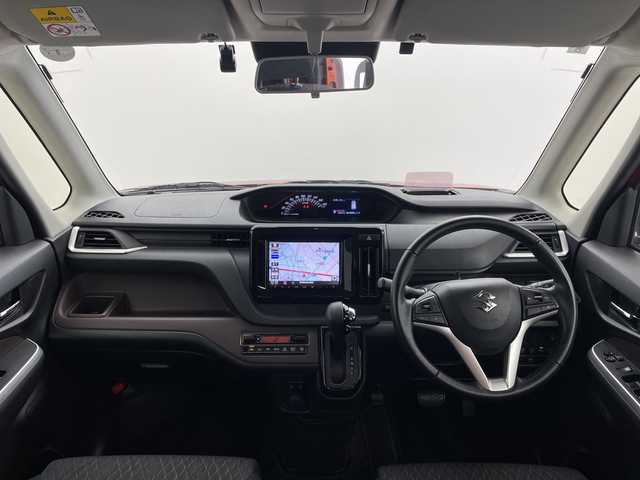 スズキ ソリオ バンディット HV MV 群馬県 2021(令3)年 3.1万km フレイムオレンジPM 純正８型ナビ　両側電動スライドドア　シートヒーター　衝突被害軽減ブレーキ　アダプティブクルーズコントロール　前後ドラレコ　ビルトインＥＴＣ　ヘッドアップディスプレイ　リヤサーキュレーター　禁煙車