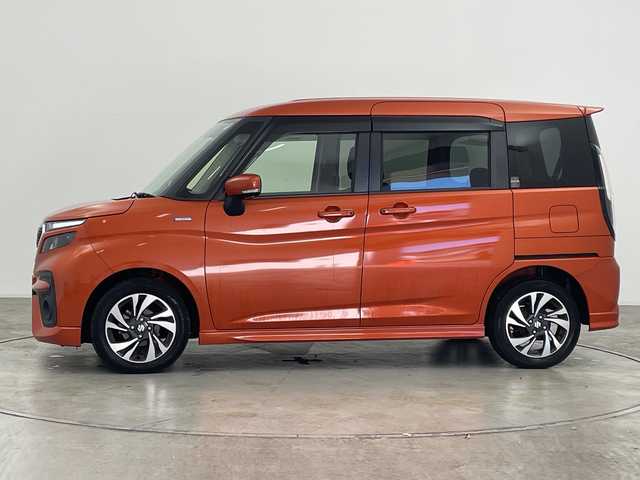 スズキ ソリオ バンディット HV MV 群馬県 2021(令3)年 3.1万km フレイムオレンジPM 純正８型ナビ　両側電動スライドドア　シートヒーター　衝突被害軽減ブレーキ　アダプティブクルーズコントロール　前後ドラレコ　ビルトインＥＴＣ　ヘッドアップディスプレイ　リヤサーキュレーター　禁煙車