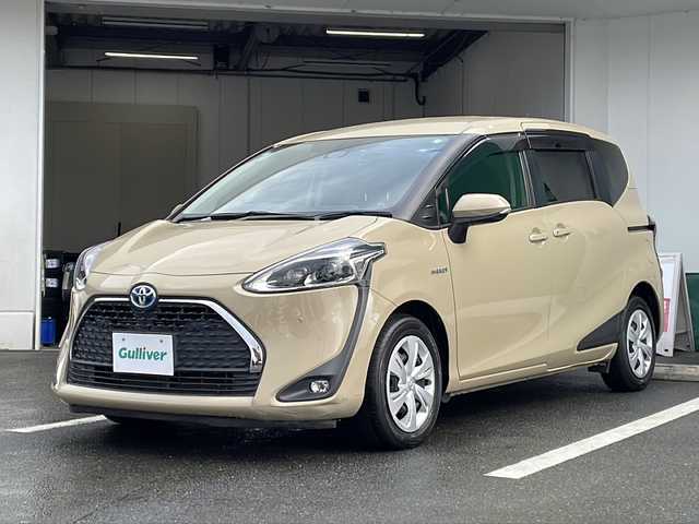 トヨタ シエンタ ハイブリッド ファンベースG 京都府 2018(平30)年 4.8万km ベージュ 純正９インチナビ　フルセグ　Ｂｌｕｅｔｏｏｔｈオーディオ　ＤＶＤ再生　バックカメラ　プリクラッシュセーフティ　クルーズコントロール　両側パワースライド　ビルトインＥＴＣ　ドライブレコーダー　ＬＥＤヘッドライト　クリアランスソナー