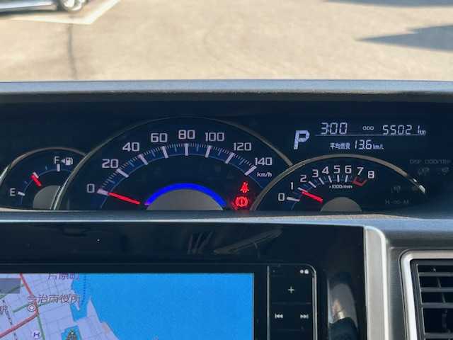 ダイハツ タント カスタム RS 愛媛県 2016(平28)年 5.5万km メテオライトグレーイリュージョナルP 純正ナビ/フルセグTV/バックカメラ/両側電動スライドドア/ETC/ステアリングスイッチ/LEDヘッドライト/オートライト/スマートキー/スペアキー/プッシュスタート/ドアバイザー/純正AW/純正フロアマット/ターボ