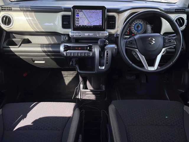 スズキ クロスビー HYBRID MZ 山口県 2019(平31)年 7.1万km ミネラルグレーM ４ＷＤ/衝突被害軽減ブレーキ/クルーズコントロール/純正ナビ/【CN-RZ846:CD/DVD/Bluetooth/MSV】/フルセグTV/全方位カメラ/コーナーセンサー/ステアリングスイッチ/革巻きステアリング/パドルシフト/ETC/ドライブレコーダー/前席シートヒーター/ＬＥＤヘッドランプ/フォグランプ/オートライト/純正フロアマット/スペアキー/保証書/取扱説明書