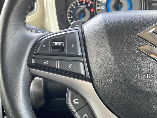 スズキ クロスビー HYBRID MZ 山口県 2019(平31)年 7.1万km ミネラルグレーM ４ＷＤ/衝突被害軽減ブレーキ/クルーズコントロール/純正ナビ/【CN-RZ846:CD/DVD/Bluetooth/MSV】/フルセグTV/全方位カメラ/コーナーセンサー/ステアリングスイッチ/革巻きステアリング/パドルシフト/ETC/ドライブレコーダー/前席シートヒーター/ＬＥＤヘッドランプ/フォグランプ/オートライト/純正フロアマット/スペアキー/保証書/取扱説明書