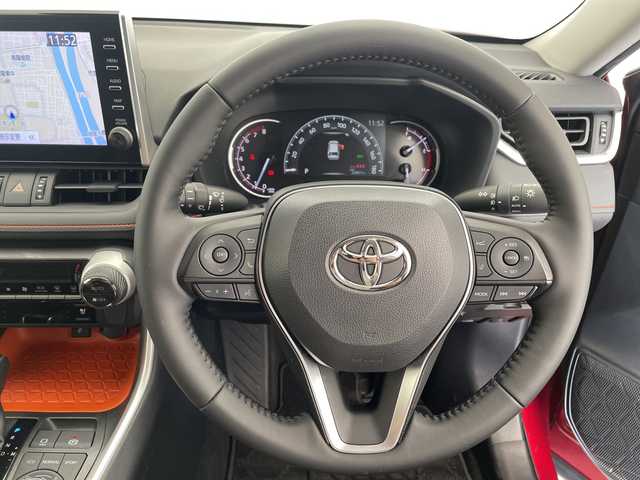 トヨタ ＲＡＶ４ アドベンチャー 愛知県 2022(令4)年 2.3万km センシュアルレッドマイカ 純正9型ディスプレイオーディオナビ/レーダークルーズコントロール/シートヒーター/エアシート/バックカメラ/パワーシート/コーナーセンサー/純正アルミホイール/ルーフレール/ETC2.0/ブラインドスポットモニター/LEDヘッドライト/ステアリングヒーター/オートマチックハイビーム/衝突軽減システム/フルセグ/Bluetooth/ステアリングスイッチ/スマートキー/プッシュスタート