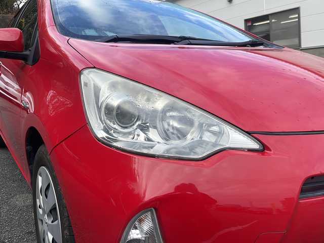 トヨタ アクア S 京都府 2013(平25)年 6.2万km スーパーレッドⅤ ALPINEナビ(VIE-X007W-S)/・フルセグTV/CD/DVD/BT Audio/バックカメラ/ETC/レーダー探知機