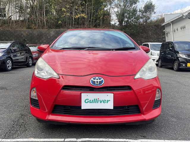 トヨタ アクア S 京都府 2013(平25)年 6.2万km スーパーレッドⅤ ALPINEナビ(VIE-X007W-S)/・フルセグTV/CD/DVD/BT Audio/バックカメラ/ETC/レーダー探知機