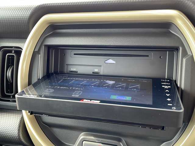 スズキ ハスラー HYBRID G 岩手県 2024(令6)年 0.5万km クールカーキパールメタリック/ソフトベージュメタリック スズキセーフティサポート/社外SDナビ/AM/FM/Bluetooth/フルセグTV/社外オーディオ/バックカメラ/ETC/レーダークルーズコントロール/衝突被害軽減ブレーキ/レーンキープアシスト/横滑り防止装置/アイドリングストップ/シートヒーター/オートライト/LEDヘッドライト/スマートキー/プッシュスタート/電動格納ミラー/社外フロアマット