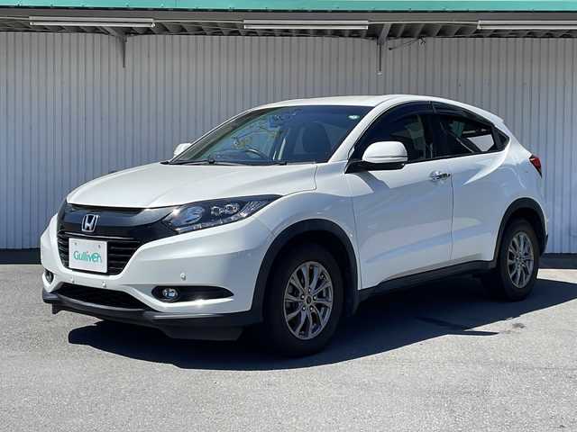 ホンダ ヴェゼル X ホンダセンシング 長野県 2017(平29)年 4.1万km ホワイトオーキッドパール ４WD/ホンダセンシング/純正メモリナビTV/Bluetooth/CD/バックカメラ/ドライブレコーダー/ETC/シートヒーター/プッシュスタート/スマートキー/スペアキー/オートライト/フォグランプ/純正フロアマット/社外１６インチアルミホイール/ドアバイザー/保証書