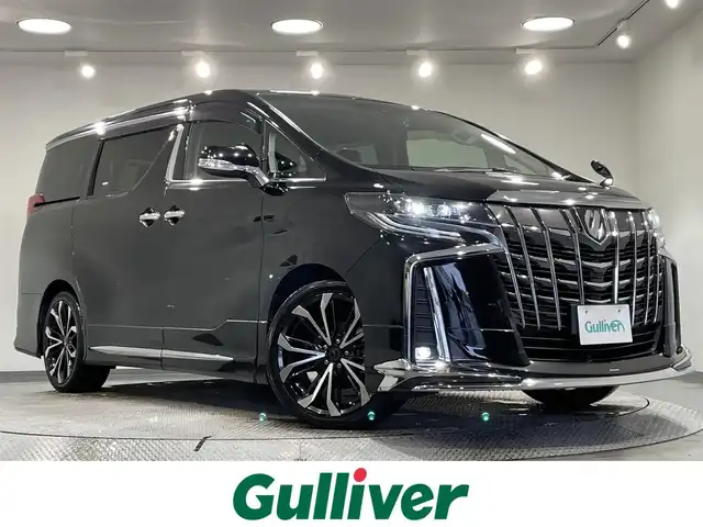 トヨタ アルファード S 愛知県 2018(平30)年 5.6万km ブラック 純正９インチナビ　/(Bluetooth/フルセグTV/CD・DVD再生）/モデリスタエアロ　/２０インチアルミホイール　/純正フリップダウンモニター　/衝突軽減ブレーキ　/両側電動スライドドア　/レーダークルーズコントロール　/１００Ｖ電源　/ビルトインＥＴＣ/LEDヘッドライト/バックカメラ/ドライブレコーダー/デジタルインナーミラー/コーナーセンサー