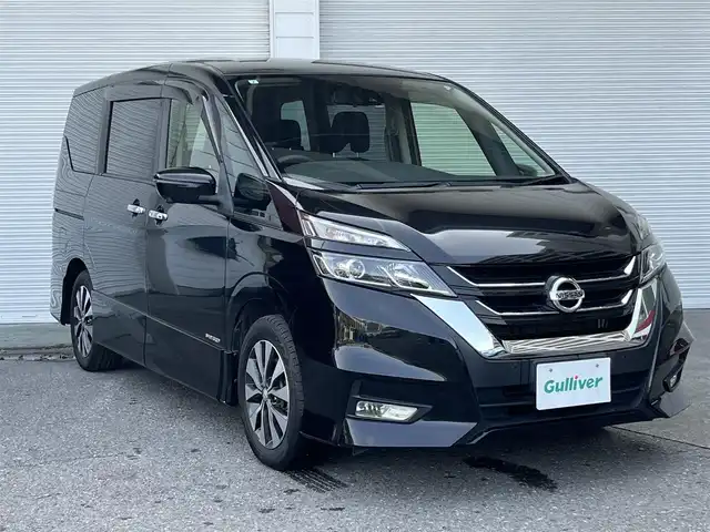 日産 セレナ ハイウェイスターVセレクションⅡ 高知県 2019(令1)年 6.1万km ダイヤモンドブラック 純正メモリナビ/フルセグ/全方位カメラ/バックカメラ/エマージェンシーブレーキ/前後ソナー/クルーズコントロール/ETC/LEDヘッドライト/取扱説明書/保証書/スペアキー/両側パワースライドドア/アイドリングストップ/純正フロアマット/純正16インチアルミホイール/ウォークスルー/パーキングアシスト