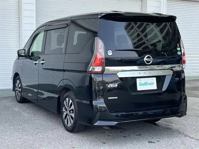 日産 セレナ ハイウェイスターVセレクションⅡ 高知県 2019(令1)年 6.1万km ダイヤモンドブラック 純正メモリナビ/フルセグ/全方位カメラ/バックカメラ/エマージェンシーブレーキ/前後ソナー/クルーズコントロール/ETC/LEDヘッドライト/取扱説明書/保証書/スペアキー/両側パワースライドドア/アイドリングストップ/純正フロアマット/純正16インチアルミホイール/ウォークスルー/パーキングアシスト