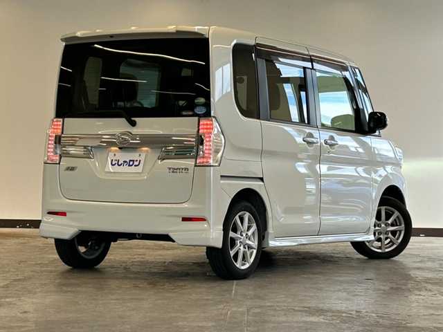 ダイハツ タント カスタム X SA 静岡県 2014(平26)年 8.7万km パールホワイトⅢ (株)IDOMが運営する【じしゃロン浜松店】の自社ローン専用車両になりますこちらは現金またはオートローンご利用時の価格です。自社ローンご希望の方は別途その旨お申付け下さい/純正ナビ（NSZP-W64D）/片側パワースライドドア/スマートキー/純正14inAW/ドアバイザー/フォグランプ/電動格納ミラー