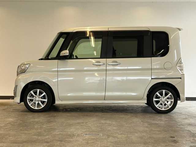 ダイハツ タント カスタム X SA 静岡県 2014(平26)年 8.7万km パールホワイトⅢ (株)IDOMが運営する【じしゃロン浜松店】の自社ローン専用車両になりますこちらは現金またはオートローンご利用時の価格です。自社ローンご希望の方は別途その旨お申付け下さい/純正ナビ（NSZP-W64D）/片側パワースライドドア/スマートキー/純正14inAW/ドアバイザー/フォグランプ/電動格納ミラー