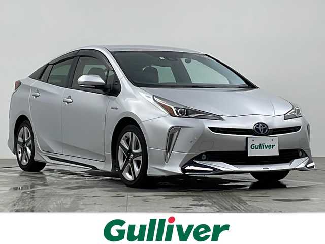 トヨタ プリウス A プレミアム　ツーリングセレ 千葉県 2020(令2)年 5.9万km シルバーM ブラックレザーシート/シートヒーター/エアーシート/純正メモリーナビ/フルセグTV/Bluetooth接続/CD/DVD再生機能/モデリスタエアロ/ブラインドスポットモニター/ビルトインETC/LEDヘッドライト/オートマチックハイビーム/スマートキー/AC100V1500w
