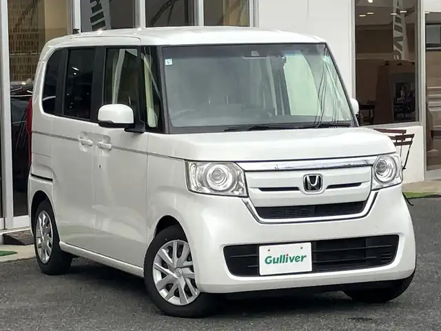 ホンダ Ｎ ＢＯＸ G L ターボ ホンダセンシング 山口県 2019(令1)年 0.6万km プラチナホワイトパール ワンオーナー/メモリーナビ・フルセグTV/バックカメラ/スマートキー/LEDオートライト/両側パワースライドドア/前後ドライブレコーダー/ビルトインETC/純正フロアマット