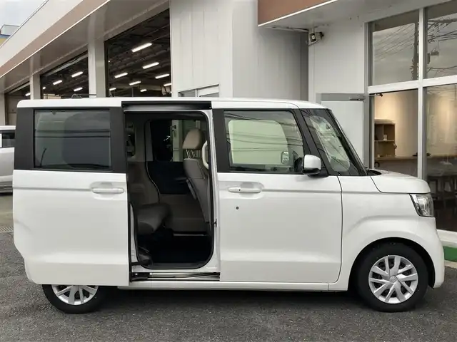 ホンダ Ｎ ＢＯＸ G L ターボ ホンダセンシング 山口県 2019(令1)年 0.6万km プラチナホワイトパール ワンオーナー/メモリーナビ・フルセグTV/バックカメラ/スマートキー/LEDオートライト/両側パワースライドドア/前後ドライブレコーダー/ビルトインETC/純正フロアマット