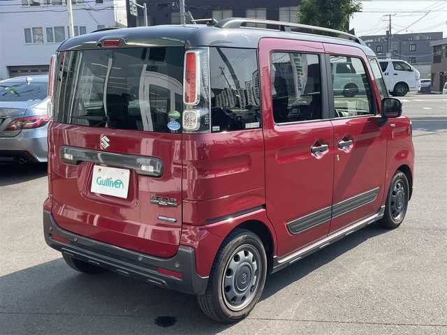 スズキ スペーシア ギア HYBRID XZターボ 道央・札幌 2019(平31)年 10.7万km フェニックスレッドパール/ガンメタリック2トーンルーフ (株)IDOMが運営する【じしゃロン札幌店】の自社ローン専用車両になりますこちらは現金またはオートローンご利用価格です。自社ローンご希望の方は別途その旨お申し付けください。/スズキセーフティサポート/・衝突被害軽減ブレーキ/・車線逸脱警報機能/社外オーディオ/CD/Bluetooth/USB/コーナーセンサー/両側パワースライドドア /シートヒーター/スマートキー2本/ETC