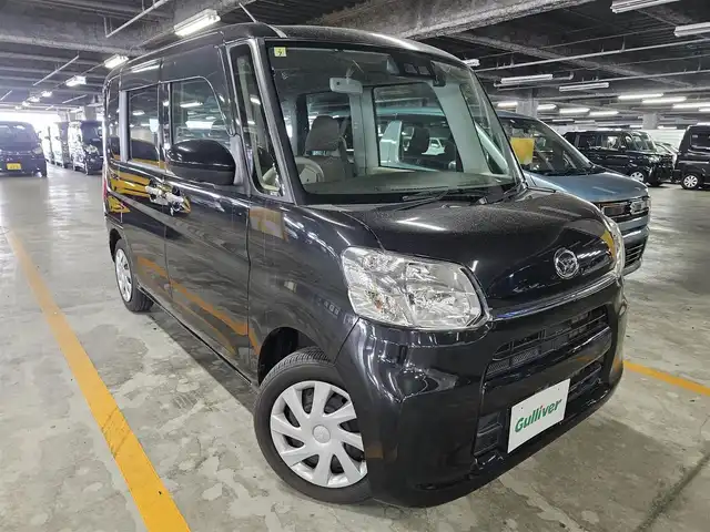 ダイハツ タント X LTD SA Ⅲ 福岡県 2018(平30)年 2.9万km ブラックマイカメタリック カロッツェリアナビ/　(Bluetooth/CD/DVD)/フルセグTV/パワースライドドア(両側)/パノラマモニター/ビルトインETC/ドライブレコーダー/コーナーセンサー/スマートアシスト3/・衝突回避支援ブレーキ機能/・衝突警報機能(対車両・歩行者)/・車線逸脱警報機能/・誤発進抑制制御機能/・先行車発進お知らせ機能/・オートハイビーム/LEDヘッドランプ/オートライト/オートエアコン/ステアリングスイッチ/撥水加工ファブリックシート/運転席シートヒーター/キーフリーシステム/プッシュボタンスタート/イモビライザー/禁煙車