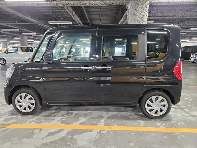 ダイハツ タント X LTD SA Ⅲ 福岡県 2018(平30)年 2.9万km ブラックマイカメタリック カロッツェリアナビ/　(Bluetooth/CD/DVD)/フルセグTV/パワースライドドア(両側)/パノラマモニター/ビルトインETC/ドライブレコーダー/コーナーセンサー/スマートアシスト3/・衝突回避支援ブレーキ機能/・衝突警報機能(対車両・歩行者)/・車線逸脱警報機能/・誤発進抑制制御機能/・先行車発進お知らせ機能/・オートハイビーム/LEDヘッドランプ/オートライト/オートエアコン/ステアリングスイッチ/撥水加工ファブリックシート/運転席シートヒーター/キーフリーシステム/プッシュボタンスタート/イモビライザー/禁煙車