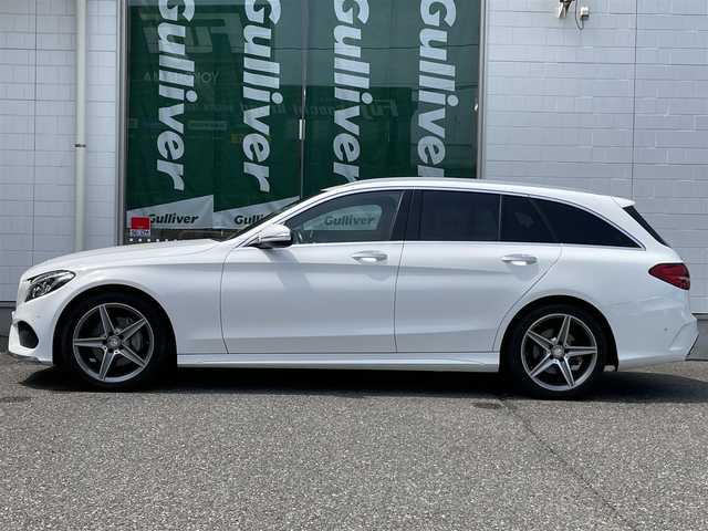 メルセデス・ベンツ Ｃ１８０ ワゴン スポーツ 新潟県 2015(平27)年 9.2万km 白 メモリナビ/ターボ/バックカメラ/プッシュスタート/ブラインドスポットモニター/パワーリアゲート/コーナーセンサー/ハンズフリー/ステアリングスイッチ/クルーズコントロール/ヘッドアップディスプレイ/アンビエントライト