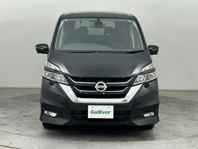 日産 セレナ ハイウェイスター Vセレクション 道央・札幌 2017(平29)年 6.3万km ダイヤモンドブラック ・4WD/・全方位カメラ/・フリップダウンモニター/・純正メモリナビ/・ＢＴ＆ＣＤ＆ＤＶＤ＆フルセグＴＶ/・衝突軽減ブレーキ/・横滑り防止機能/・前後障害物センサー/・スマートキー＆プッシュスタート/・両側パワースライド/・ＥＴＣ/・インテリジェントルームミラー/・プロパイロット/・アダプティブクルーズコントロール/・パーキングアシスト/・電動パーキングブレーキ/・ブレーキオートホールド/・純正フロアマット/・オートライト/・Wエアコン