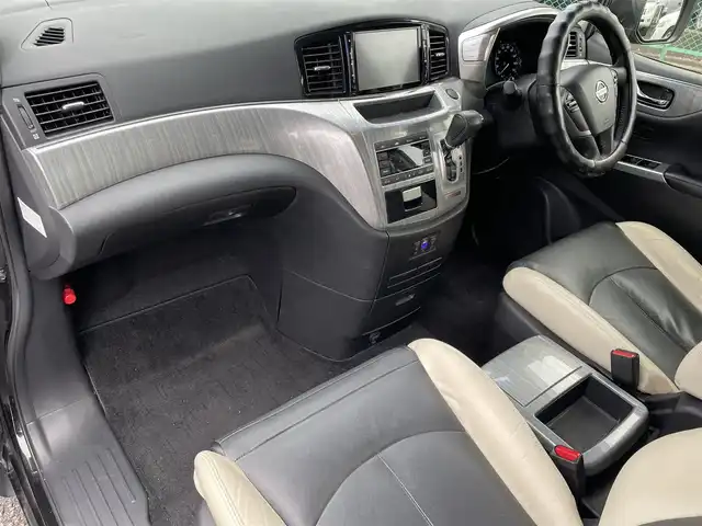 日産 エルグランド ライダー オーテック30th 福島県 2017(平29)年 11.7万km ファントムブラック 両側パワースライドドア /後席フリップダウンモニター/レザーシート/純正ナビ/バックカメラ/フルセグテレビ/デジタルインナーミラー/クルーズコントロール/純正Egスターター/TEIN車高調/車高調コントローラー/ノーマル足回り積込/プッシュスタート/社外AW付きスタッドレスタイヤ積込